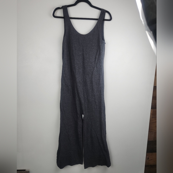 Lunya Restore Romper 100% Cotton Gray Size Medium. - Picture 2 of 5